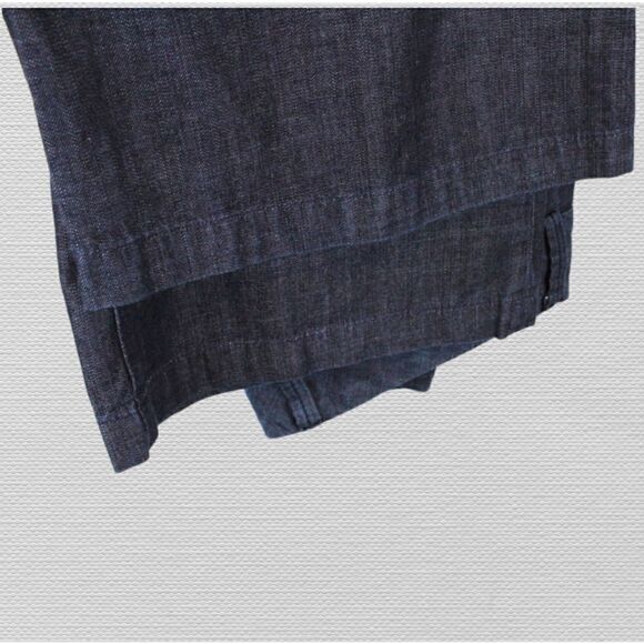 LUCKY BRAND Manhattan Trouser Wide Leg in Dark Blue Women's Size 28 = 6 - Picture 7 of 10